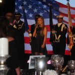 Mia Carroll sings National Anthem at 2018 Annual Dinner and Awards Ceremony.