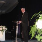 Allan Bense, Emcee, thanks 2018 Annual Dinner and Awards Ceremony sponsors.