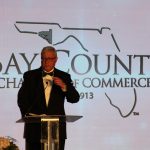 Allan Bense, Emcee, thanks 2018 Annual Dinner and Awards Ceremony sponsors.